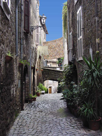 Genazzano - Rua t�pica